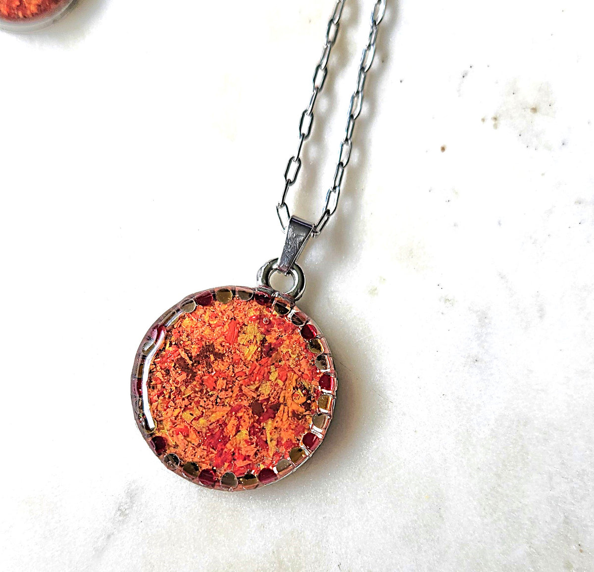 Fall Rhinestone Necklace