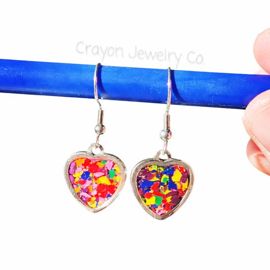 Rainbow Crayon Earrings