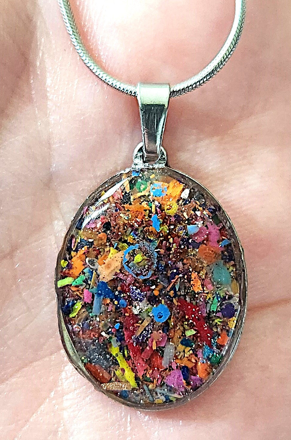 Multi Crayon Necklace