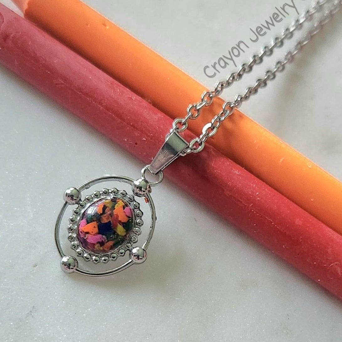 Rainbow Crayon Necklace