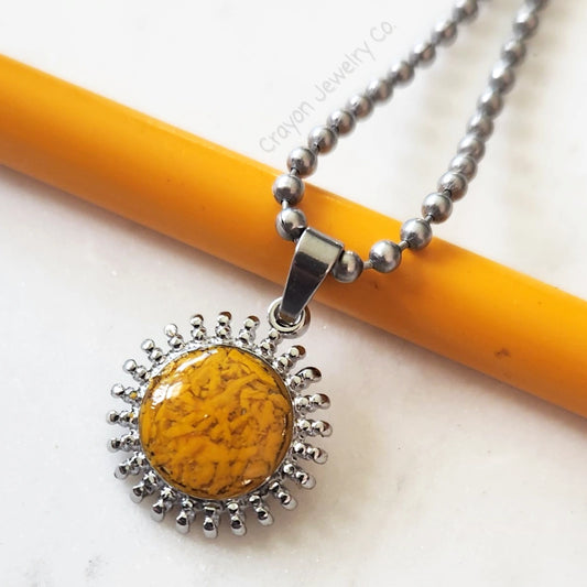 Sunburst Crayon Necklace
